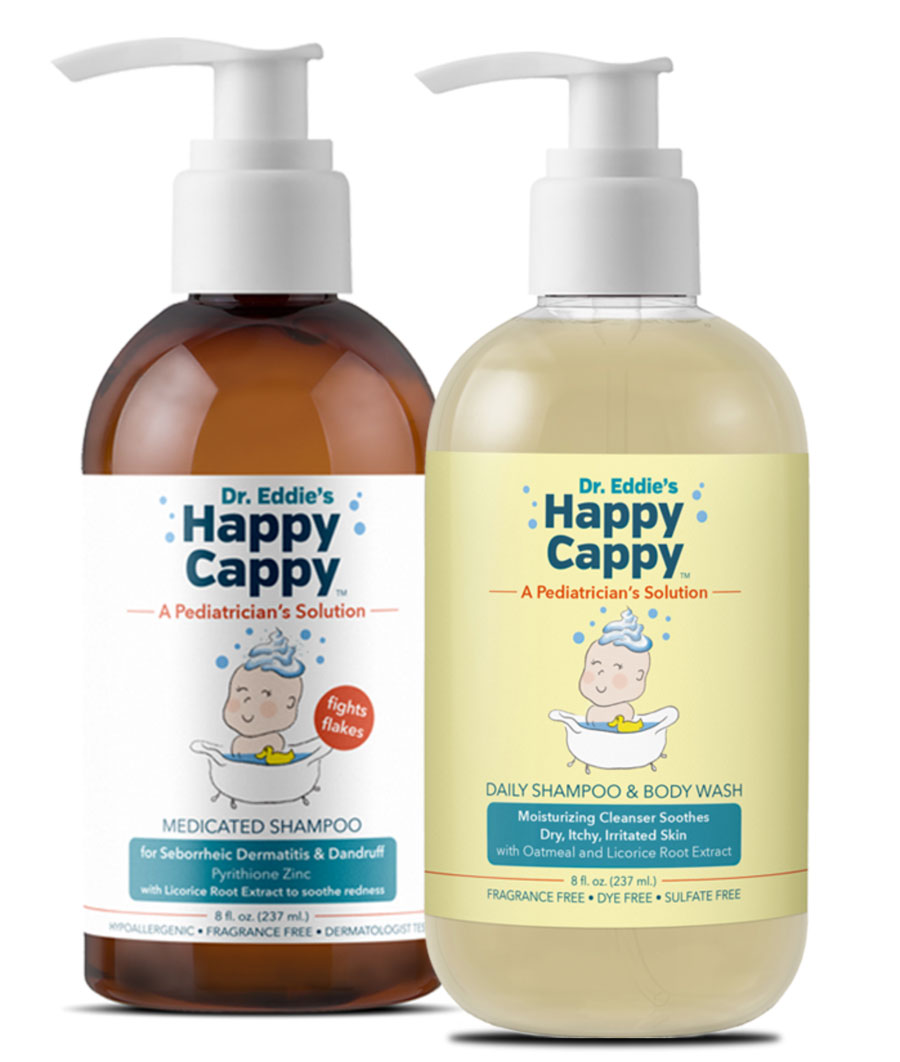 Medicated Shampoo and Daily Shampoo | Dr. Eddie's Happy Cappy