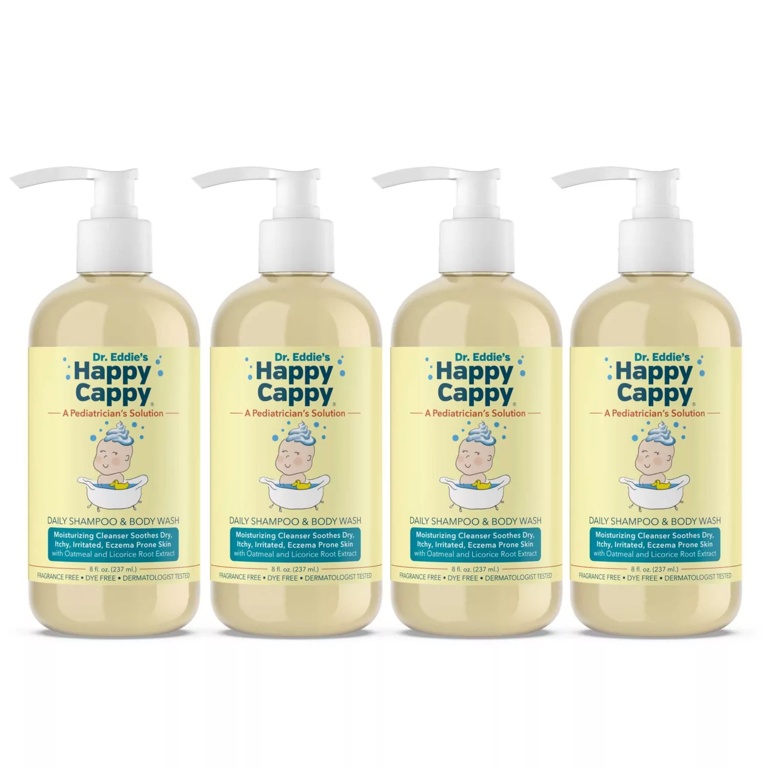 The Best Baby Shampoo for Eczema & Body Wash Happy Cappy
