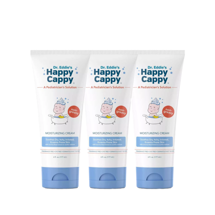 happy cappy moisturizing cream tube bundle