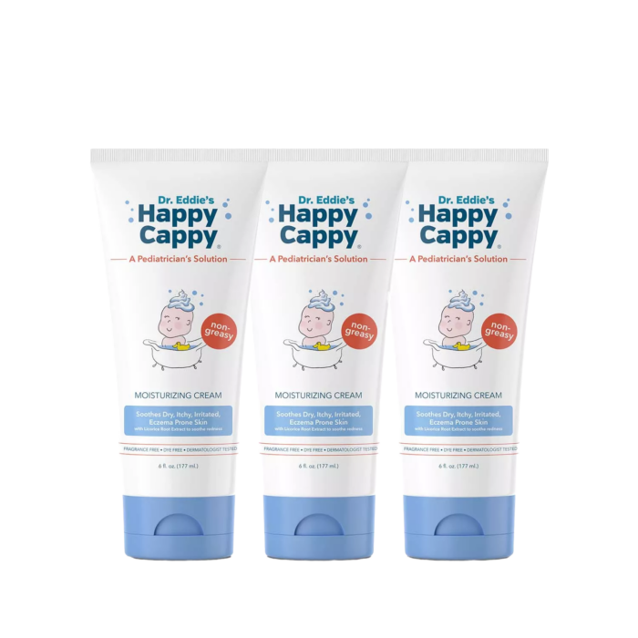 happy cappy moisturizing cream tube bundle