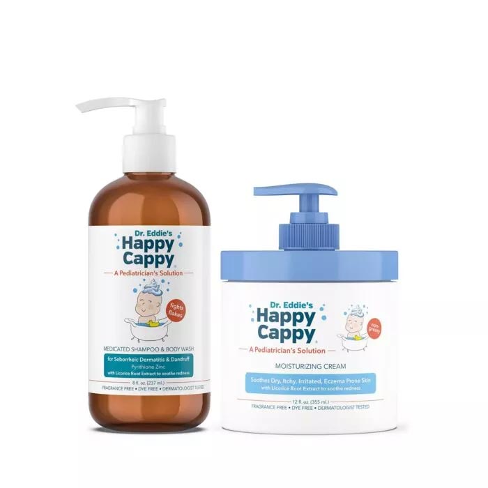 happy cappy medicated shampoo and moisturizing cream