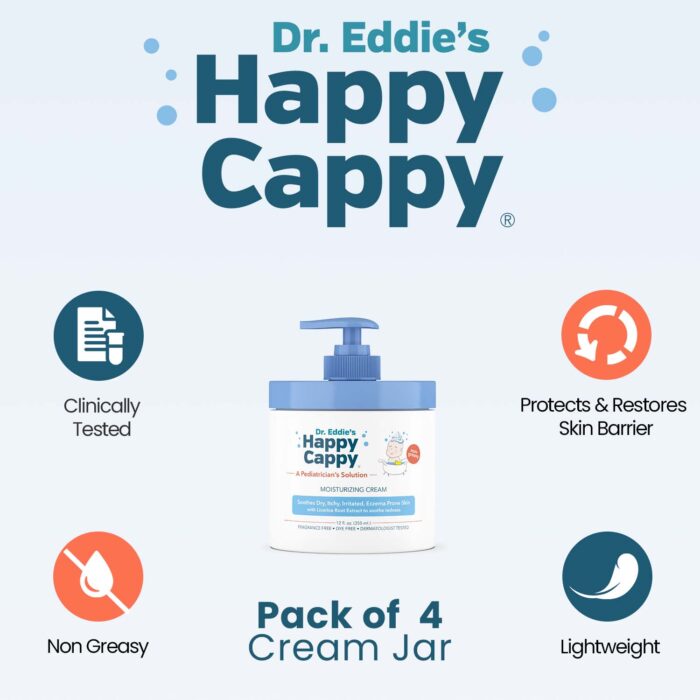 happy cappy moisturizing eczema cream pack of 4