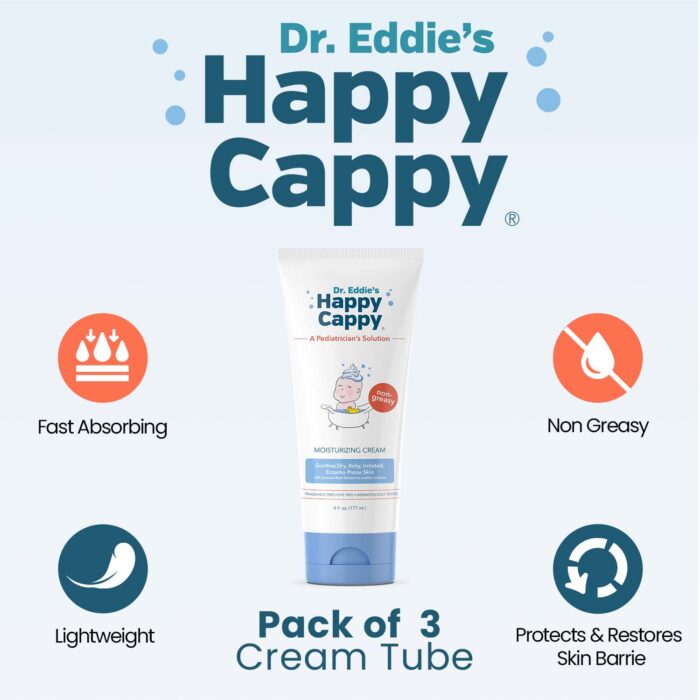 Happy Cappy Moisturizing Cream for Eczema - Tube