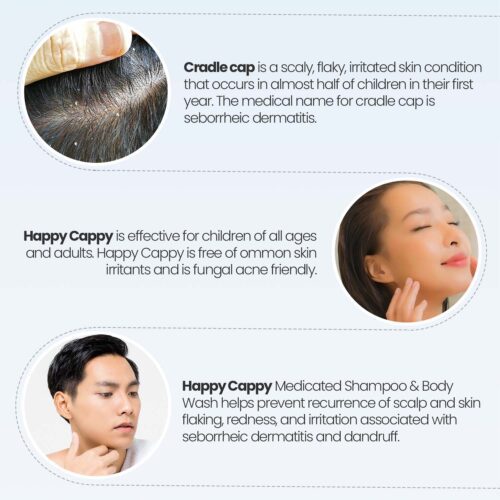 Best Cradle Cap Shampoo for Adults | Happy Cappy