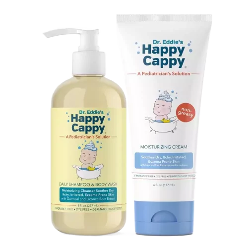 happy cappy shampoo anf moisturizing cream