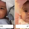 cradle cap before and after