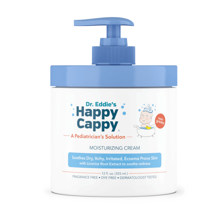 happy cappy moisturizing eczema cream jar