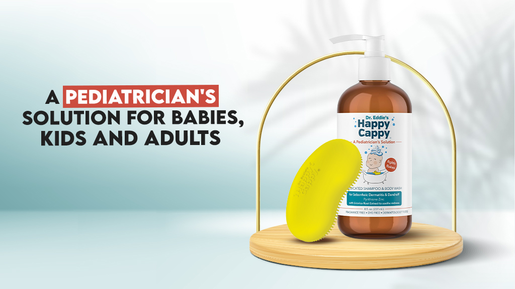 Soothe Your Baby’s Flakes with happy cappy