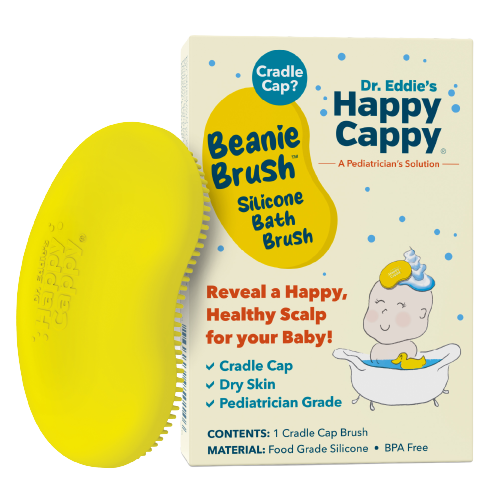 Cradle cap brush for babies and adults