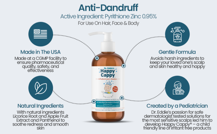 Happy Cappy Shampoo For Cradle Cap