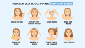 ¿Cómo utilizar un champú caspa?