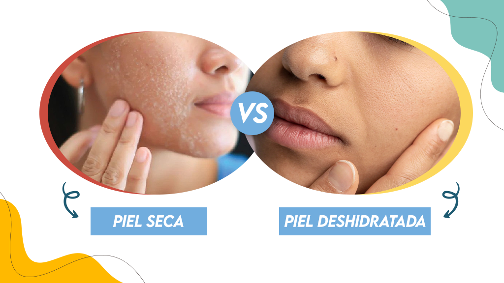 Piel deshidratada vs piel seca