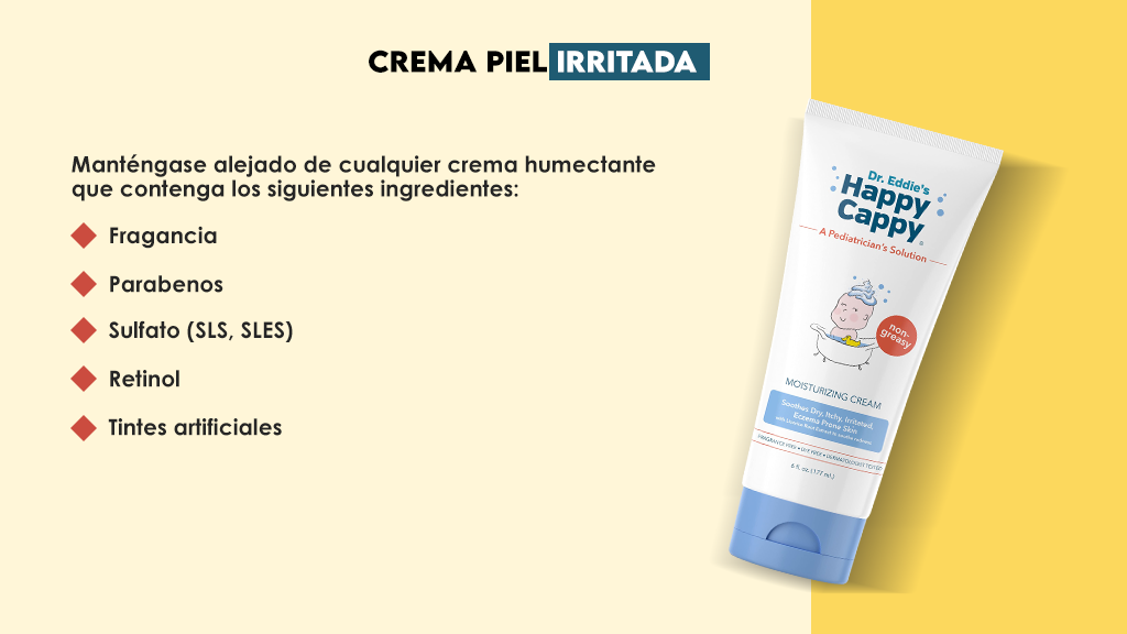 Crema piel irritada