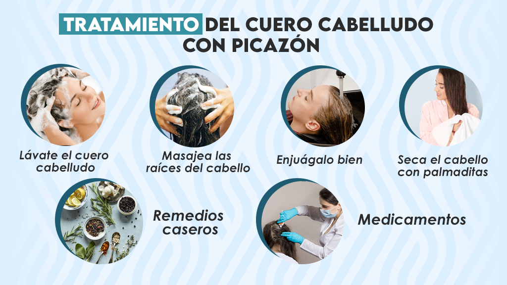 Tratamiento del cuero cabelludo con picazón