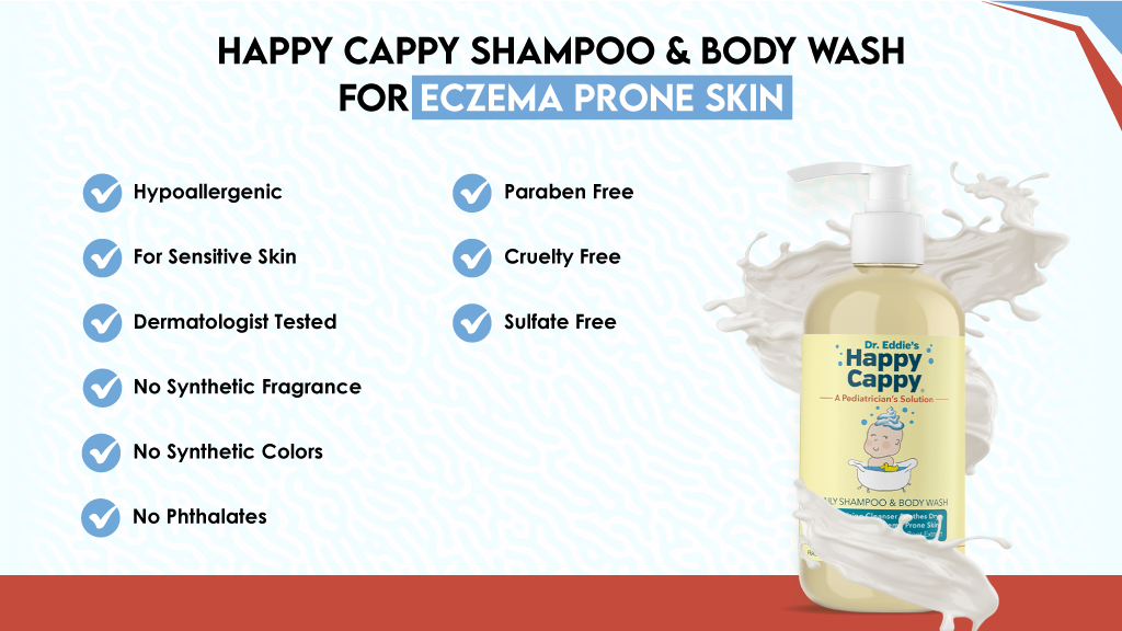 Happy Cappy Shampoo & Body Wash for Eczema Prone Skin