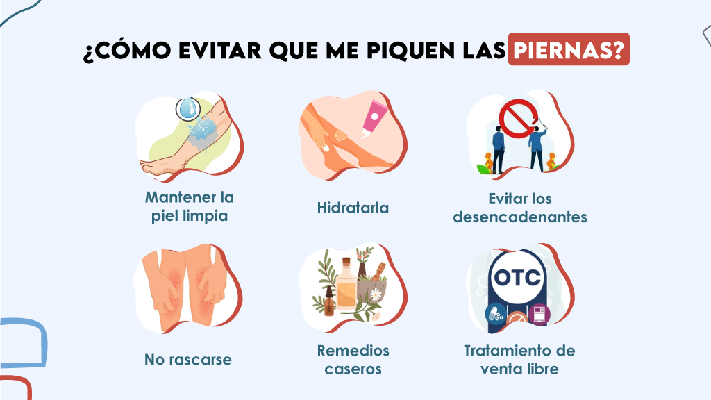 ¿Cómo evitar que me piquen las piernas?