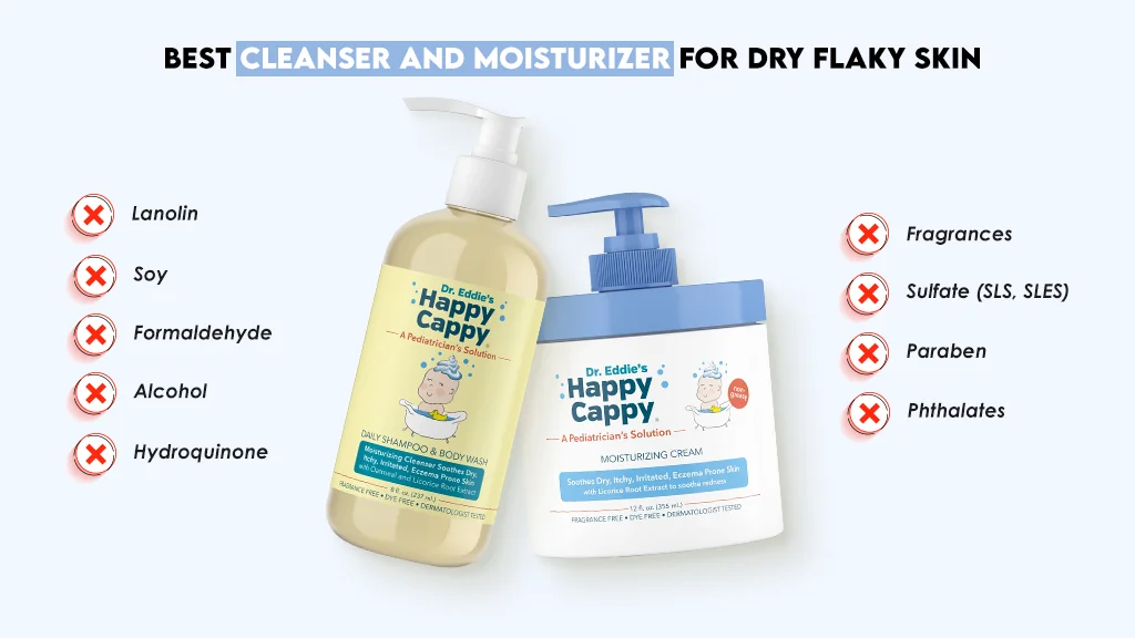 Best Cleanser and Moisturizer for Dry Flaky Skin