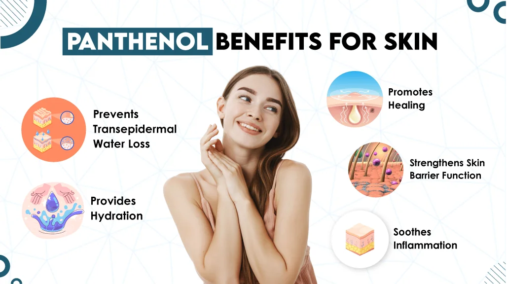 Panthenol Skin Benefits: Hydration, Barrier Repair, Reduced Water Loss & Soothing Inflammation