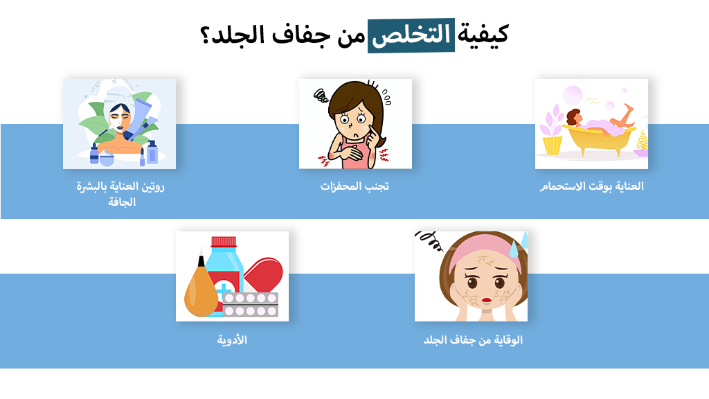 كيفية التخلص من جفاف الجلد؟