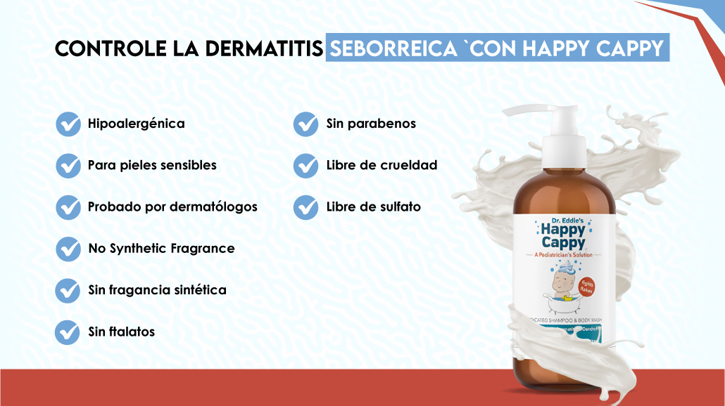 Controle la dermatitis seborreica con Happy Cappy