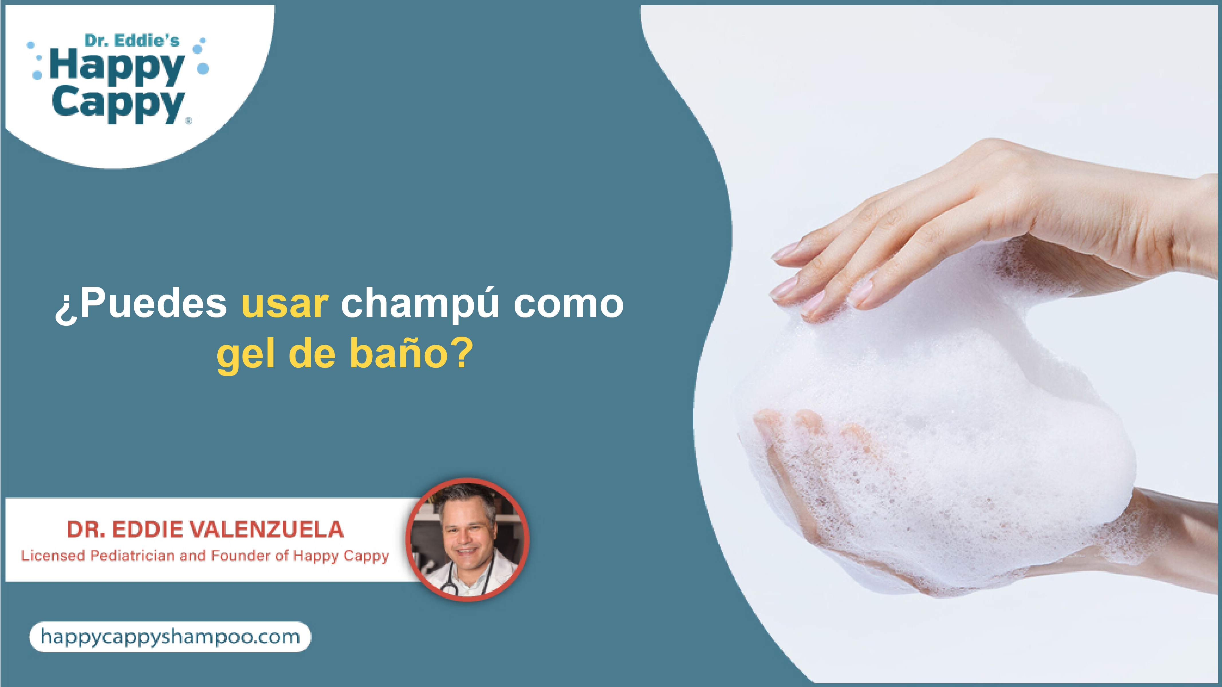 ¿Puedes usar champú como gel de baño?