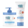 Happy Cappy Moisturizing Cream set with one 12 oz pump jar and one 6 oz tube