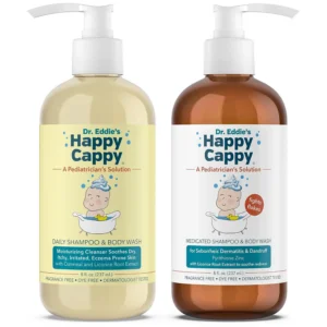 A Medicated Shampoo and Daily Wash for Cradle Cap, Dandruff, and Eczema-Prone Skin