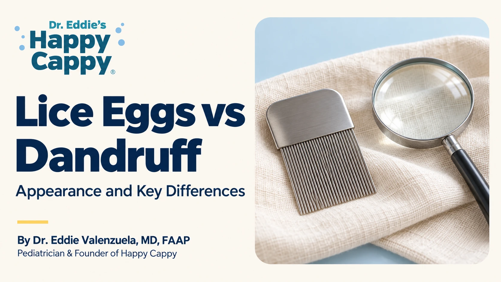 Lice Eggs vs Dandruff: Appearance and Key Differences