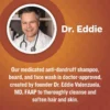 Founder Dr. Eddie Valenzuela, MD FAAP, who formulated the Facial Fortress medicated wash