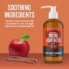 Facial Fortress infused with licorice root and apple fruit extract to soothe redness