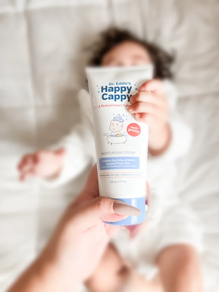 Happy Cappy used during a gentle daily routine