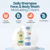 Happy Cappy daily wash and moisturizing cream with natural ingredients and hypoallergenic benefits