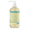 Daily shampoo and body wash back label with soothing-ingredient bullets and full ingredient list