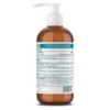 Back of the Happy Cappy medicated shampoo bottle showing the Drug Facts and ingredient panel