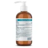 Medicated shampoo back label Drug Facts panel listing pyrithione zinc 0.95 percent and directions