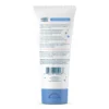 Moisturizing cream tube back label with product description, directions and ingredient list