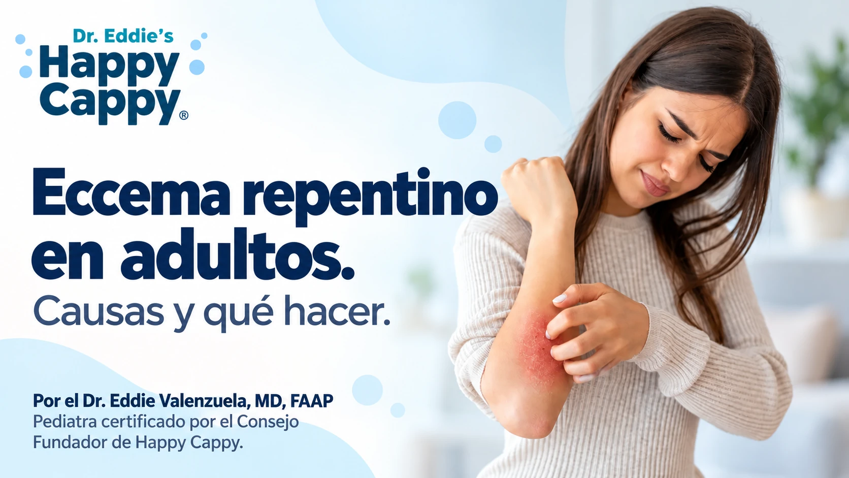 Eccema repentino en adultos: causas y qué hacer