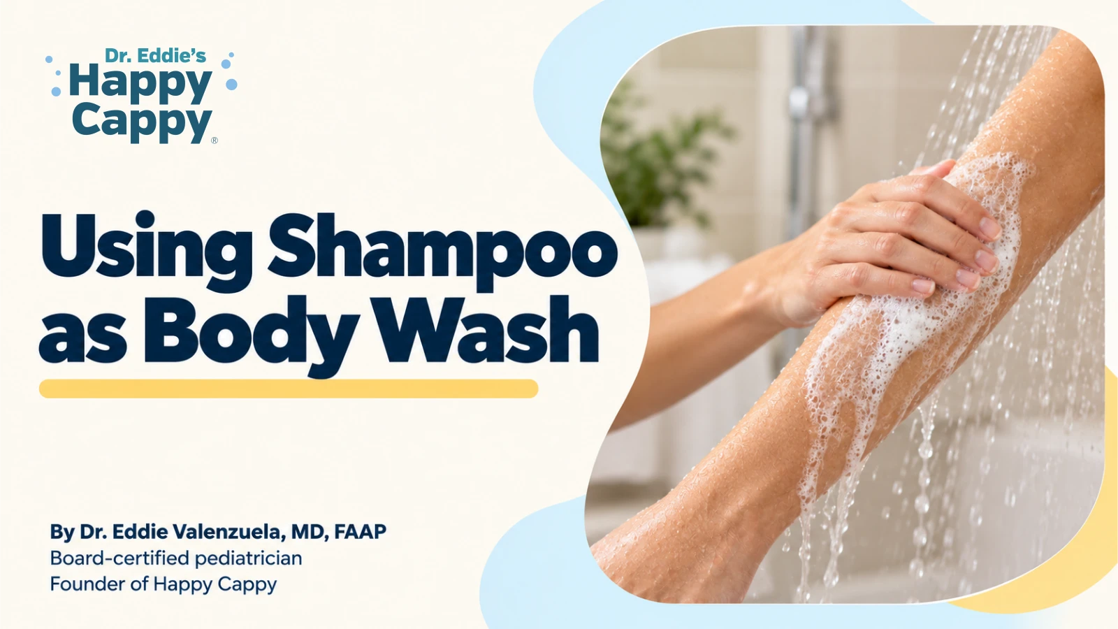 Using Shampoo as Body Wash